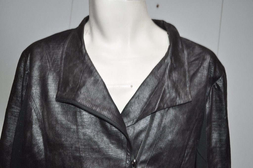 MG30 Tom Crown Zwart jasje maat 46, Ophalen of Verzenden, Zo goed als nieuw, Maat 46/48 (XL) of groter, Zwart
