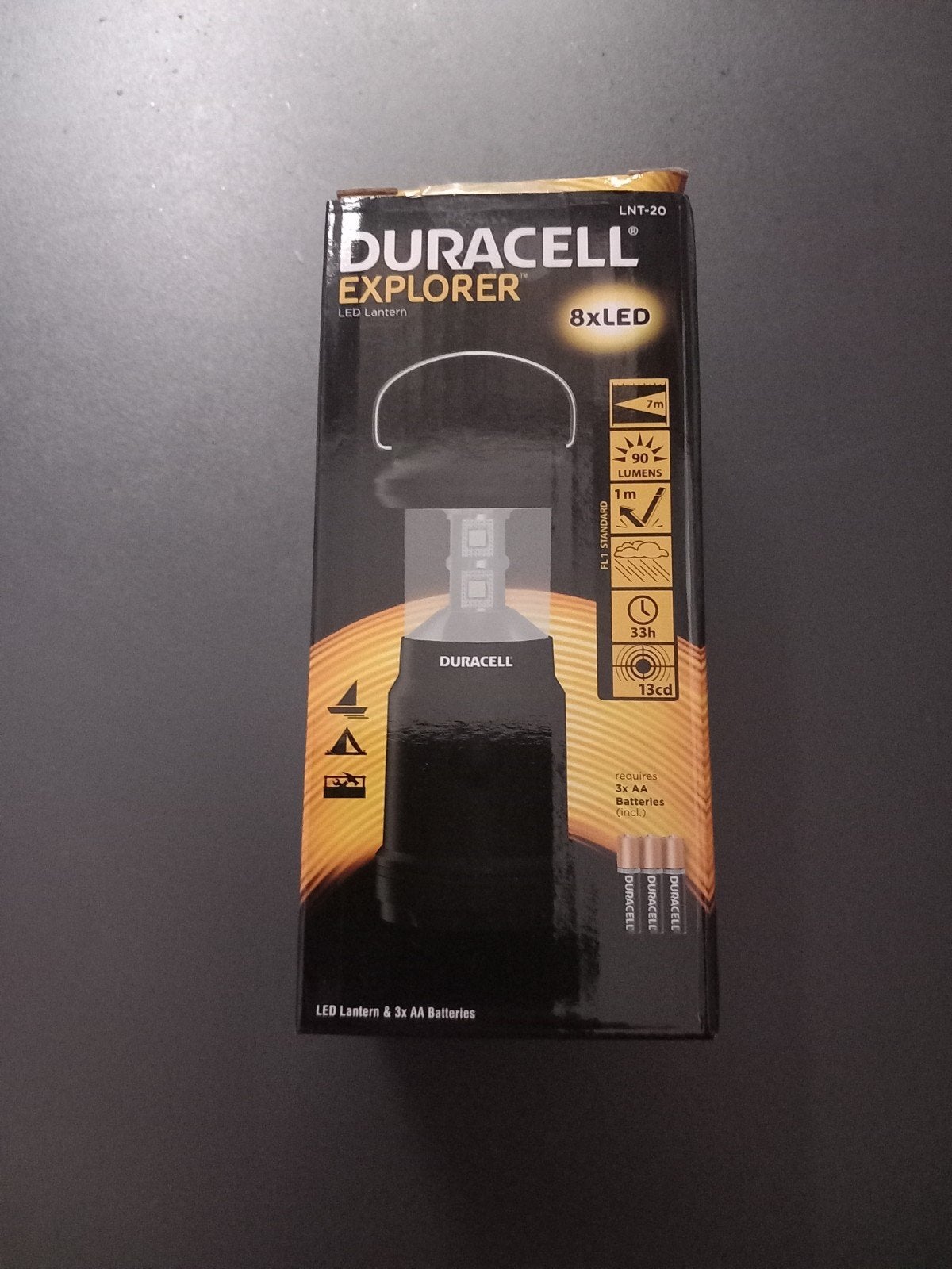 Duracell Explorer LED Lantaarn LNT-20 - Nieuw in doos, Ophalen of Verzenden, Nieuw, Batterij
