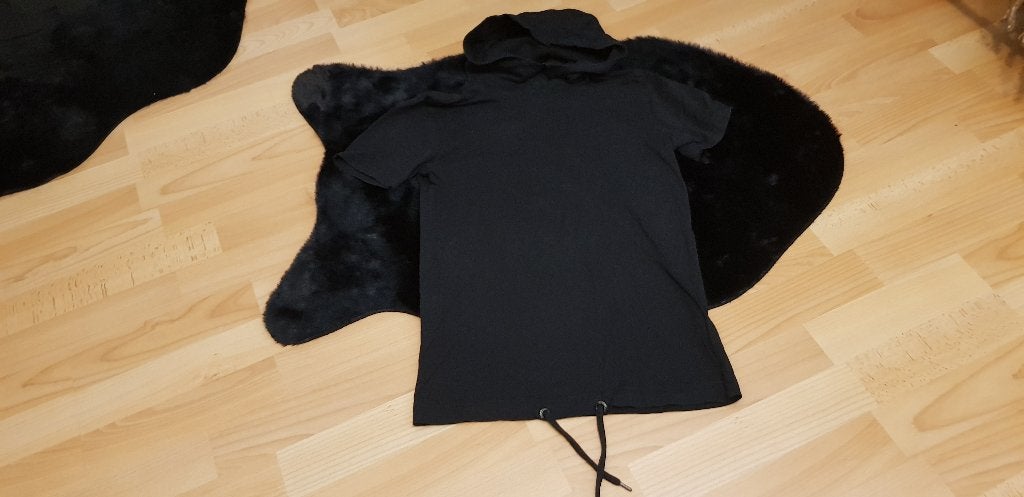 Coolcat, capuchon t-shirt, zwart, xs, jongeman, zgan!, Zwart, Nieuw, Ophalen of Verzenden, Coolcat