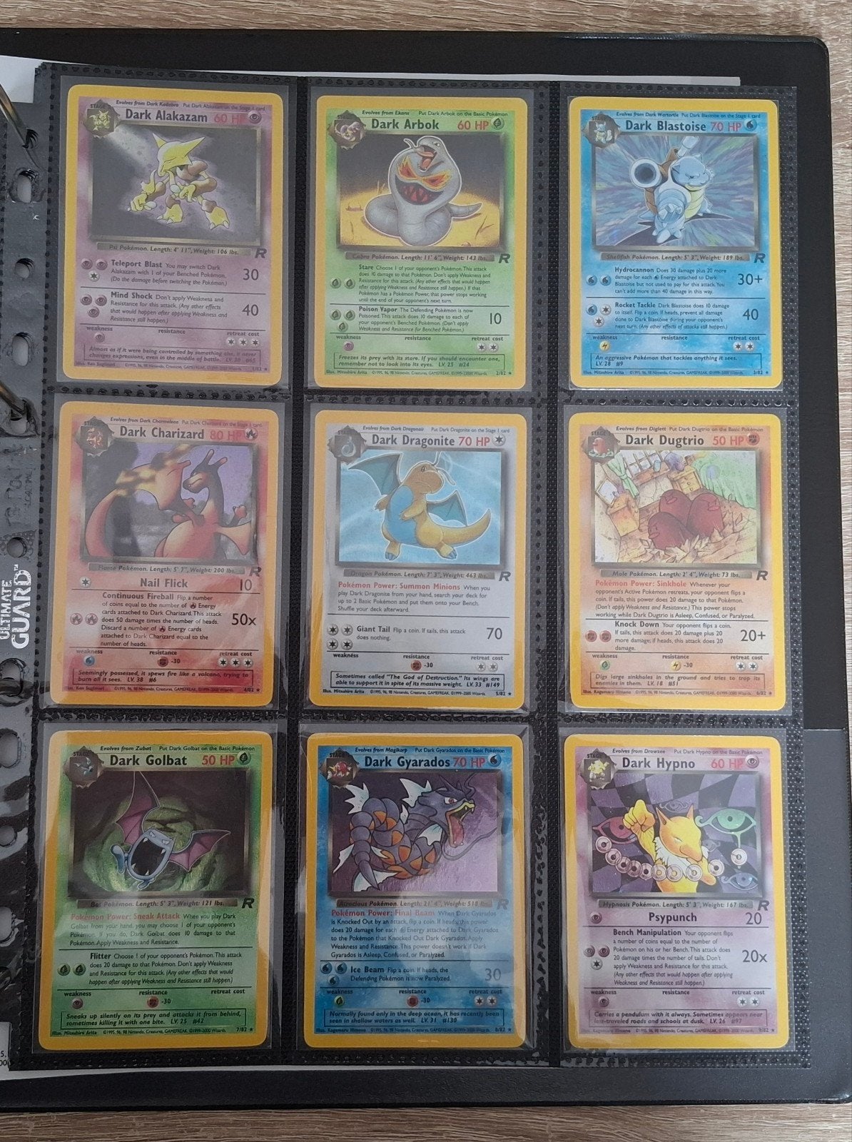 Complete Team Rocket Set 2000 - NM/EX-  (ENG) + Binder, Hobby en Vrije tijd, Verzamelkaartspellen | Pokémon, Foil, Meerdere kaarten