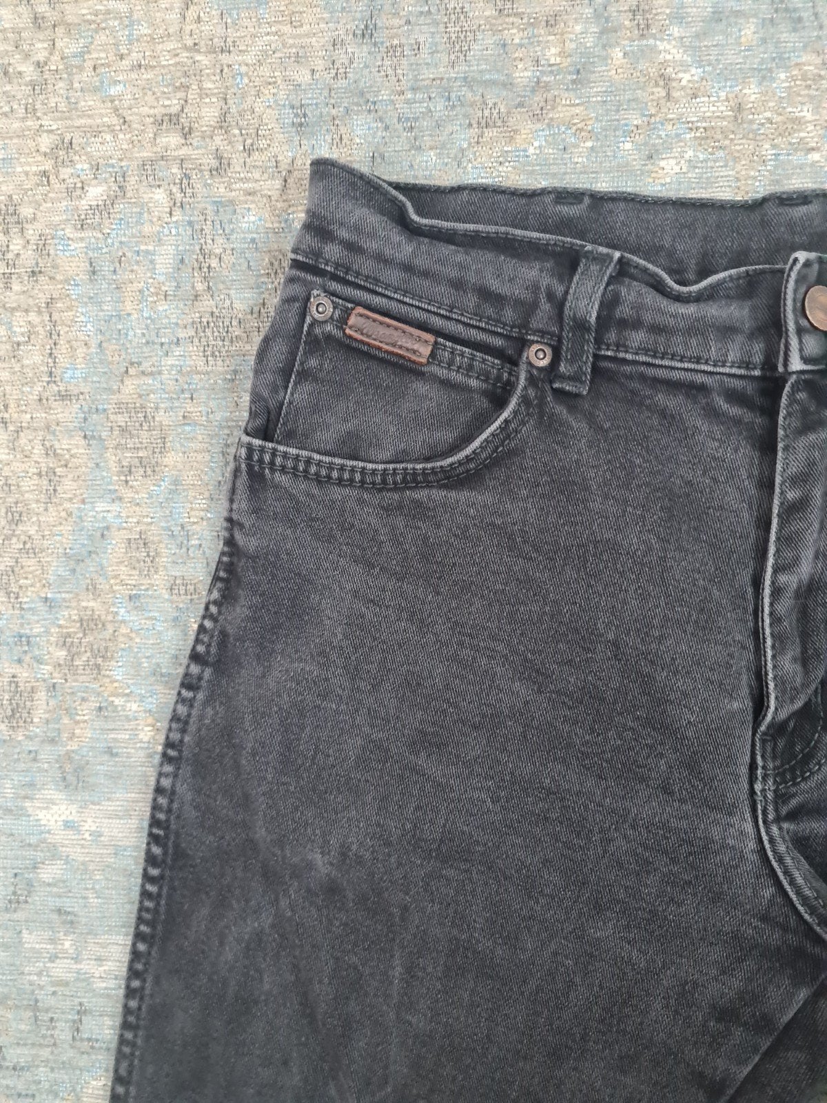 Wrangler TEXAS STRETCH W30 L30 Straight STRETCH Bronno3030, https://eu.wrangler.com/nl-nl/contact-us.html, Zwart, Wrangler, Ophalen of Verzenden