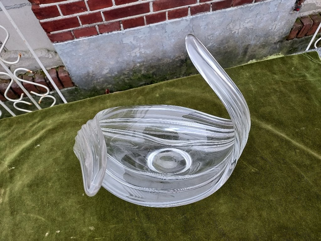 Kristal schaal, merk Art Vannes, France., Verzenden