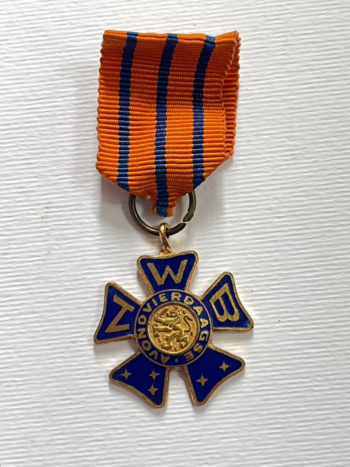 NWB Avondvierdaagse medaille Vijfmaal uitgelopen, Ophalen of Verzenden, Brons, Nederland
