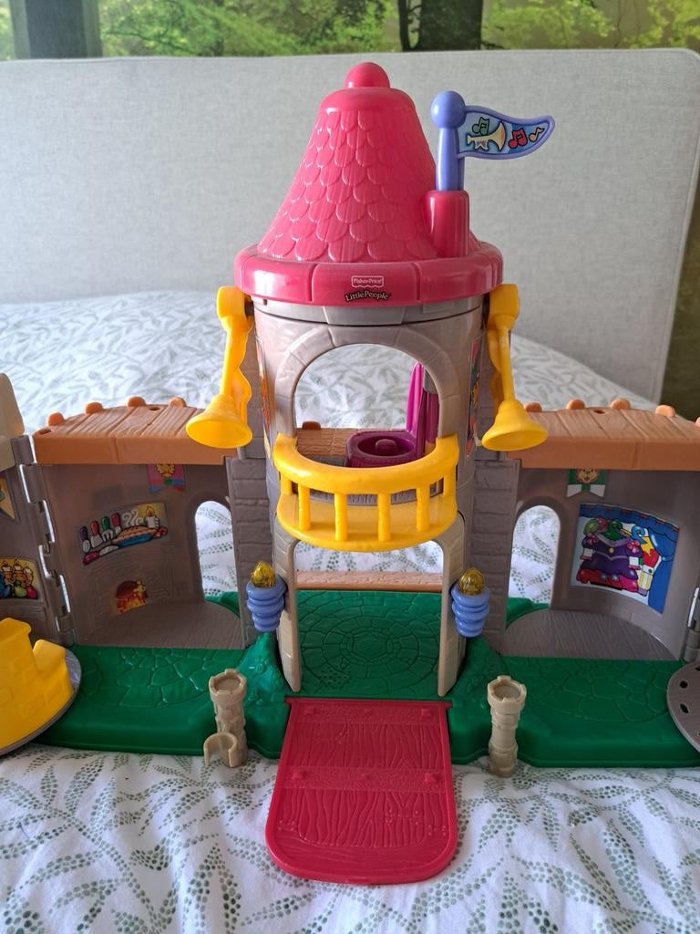 Fisher-Price Little People Kasteel met geluid, Kinderen en Baby's, Speelgoed | Fisher-Price, Gebruikt, Speelset, Met geluid, Ophalen