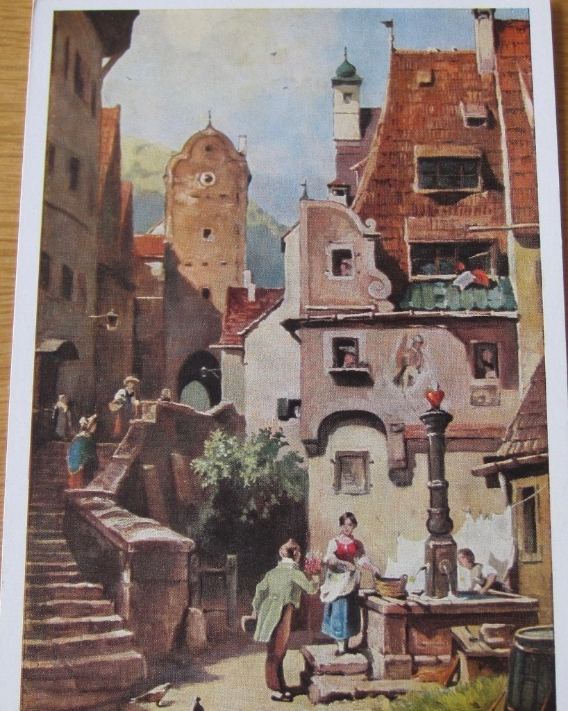 Carl Spitzweg - De eeuwige bruidegom - tweede versie, Verzenden, 1980 tot heden, Ongelopen, Overige thema's