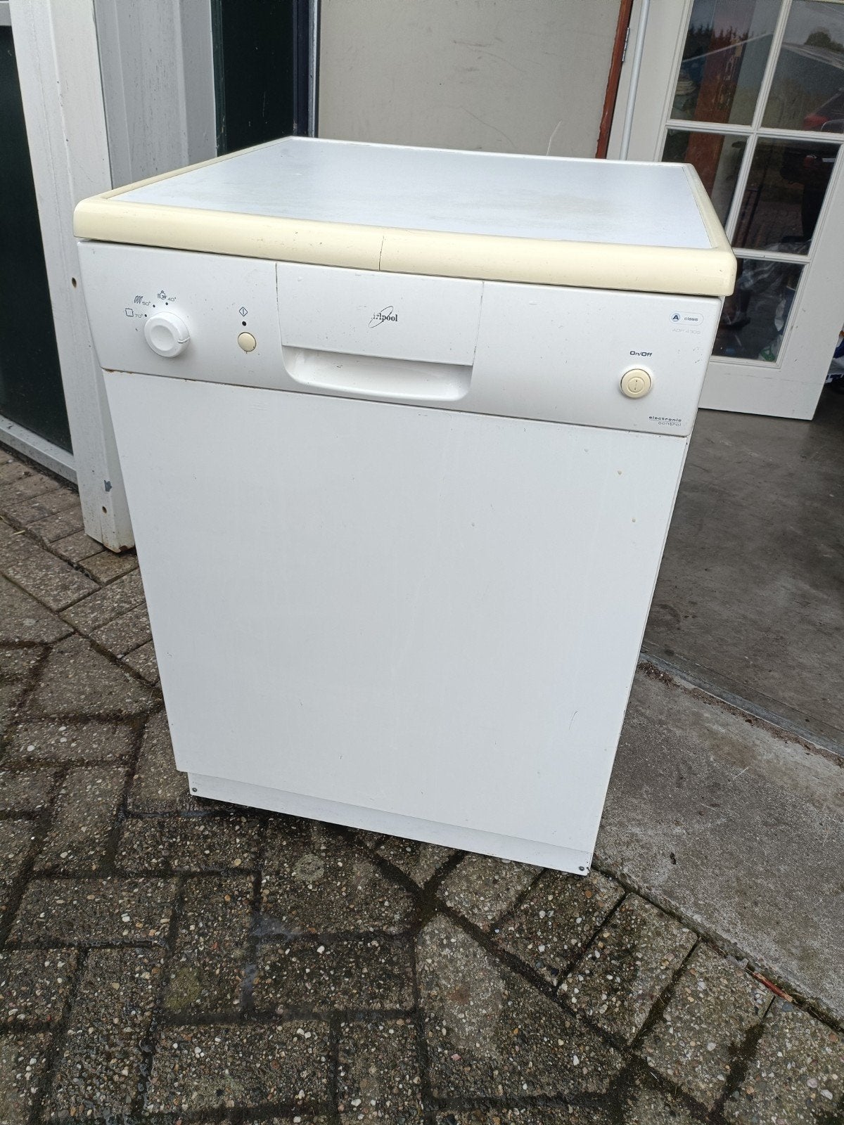 Whirlpool vaatwasmachine, Ophalen, Gebruikt, Minder dan 85 cm, 60 cm of meer