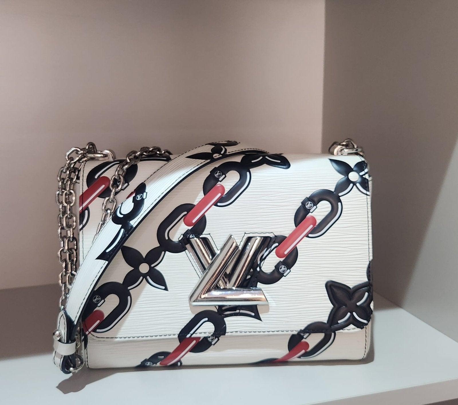 Louis vuitton tas origineel staat als nieuw, Ophalen of Verzenden, Zo goed als nieuw, Wit, Schoudertasje