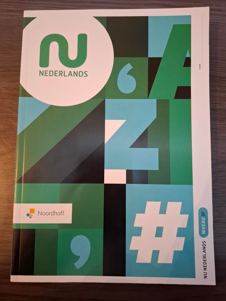Nu Nederlands Niveau 3F - Noordhoff, Noordhoff, Ophalen of Verzenden, Zo goed als nieuw, MBO