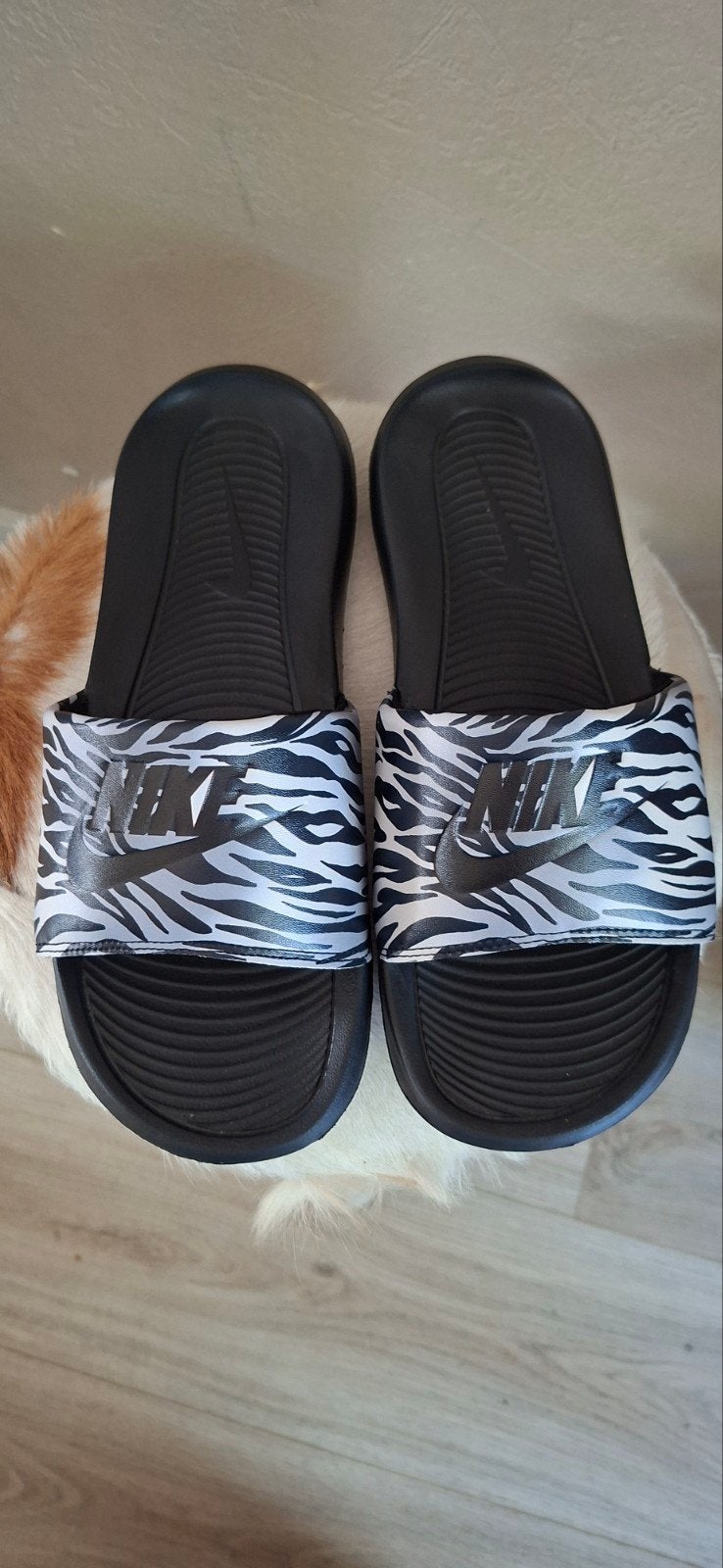 Nike badslippers (maat 40.5), Overige typen, Zwart, Nike, Ophalen of Verzenden