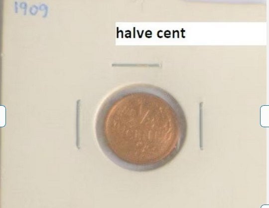 Halve cent, Ophalen of Verzenden, Koningin Wilhelmina, Overige waardes, Losse munt