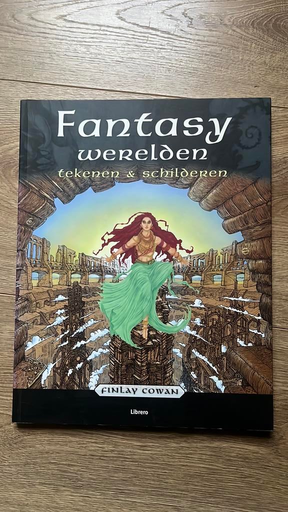 Fantasy werelden tekenen & schilderen, Ophalen of Verzenden, Zo goed als nieuw, Boek of Gids