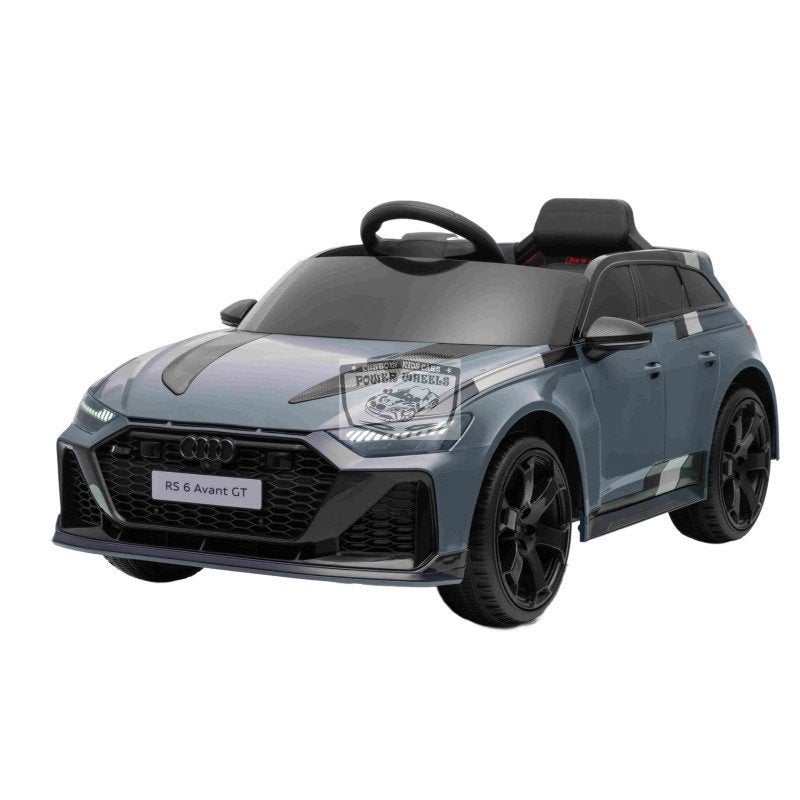 Elektrische Kinderauto Audi RS6 Avant GT 12 volt 2.4G grijs, Kinderen en Baby's, Power wheels elektrische kinderauto, Nieuw, Info@power-wheels.nl