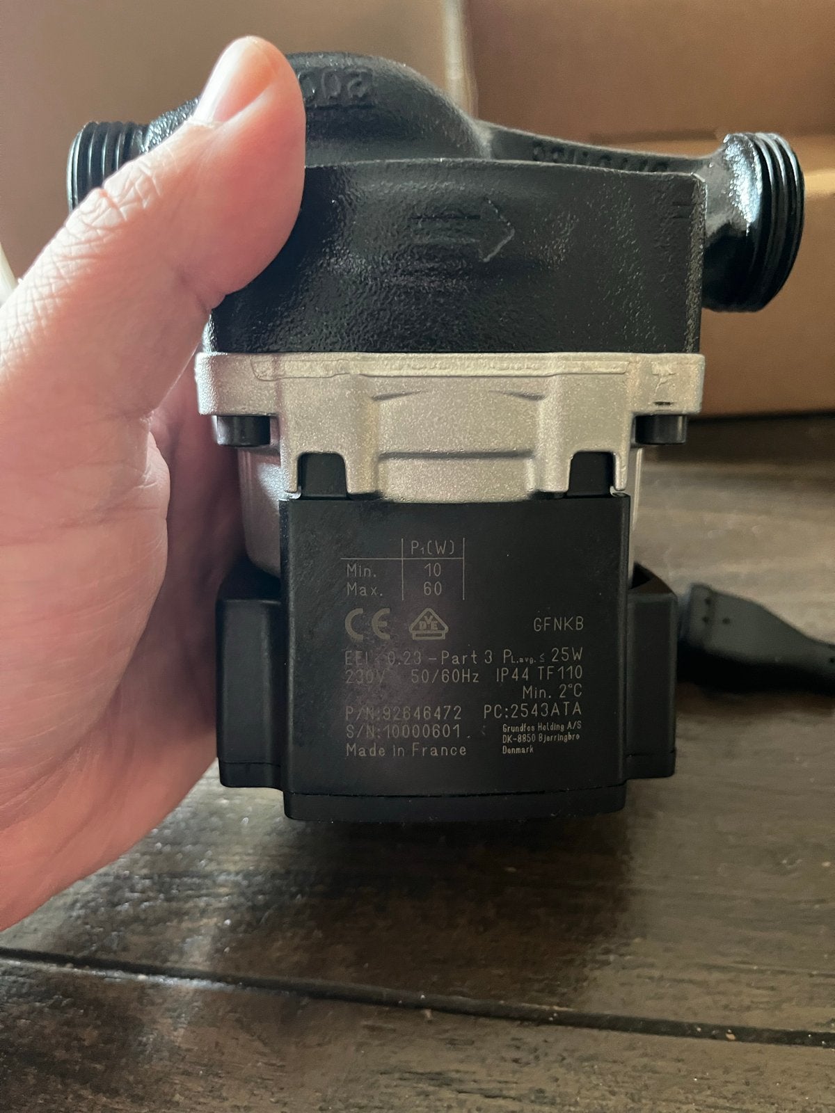 Grundfos ALPHA2 25-40 N 180 Circulatiepomp, Ophalen of Verzenden, Nieuw, Cv-ketel of Combi-ketel, Hoog rendement (Hr)