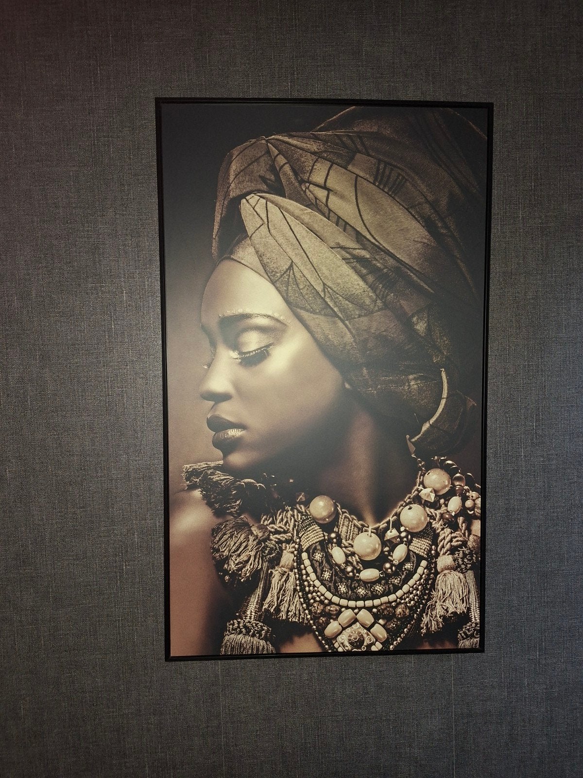 Prachtig Afrikaans portret schilderij, Ophalen
