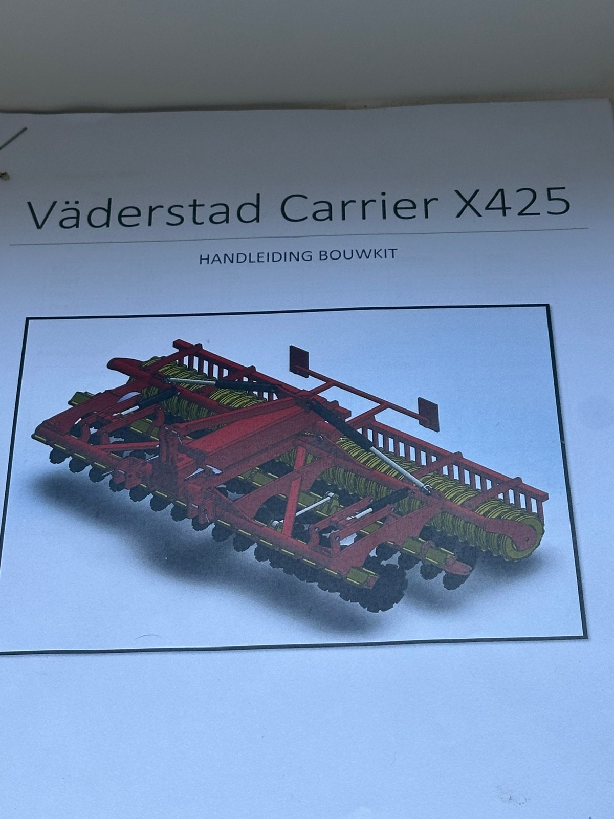 Bouwkit Vaderstad 4.25 M schijveneg, Ophalen of Verzenden, Zo goed als nieuw, Tractor of Landbouw, Overige merken