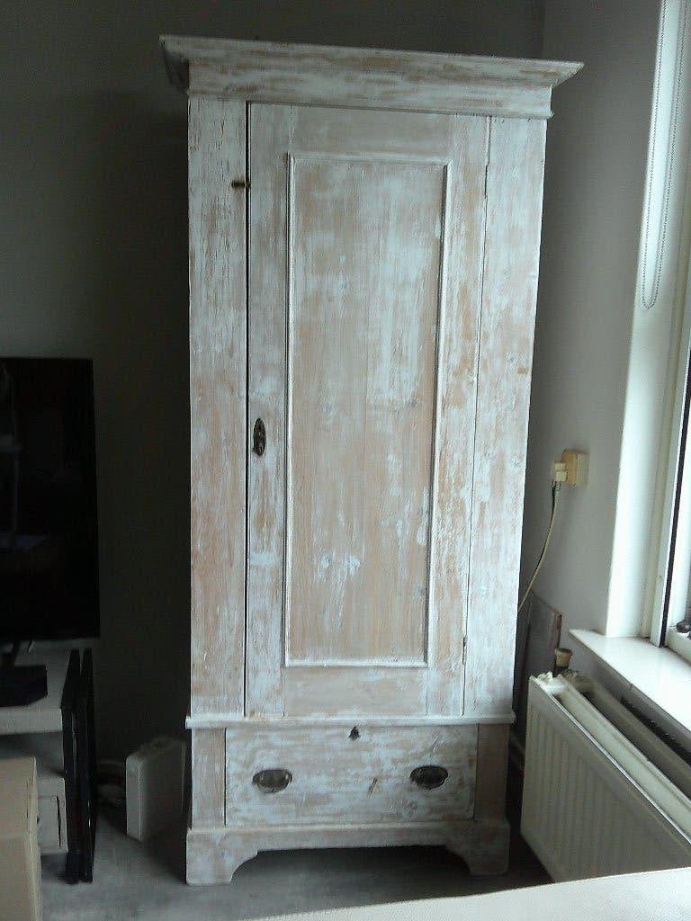 Grenen kast 188 cm x 88 cm, Antiek en Kunst, Antiek | Meubels | Kasten, Ophalen