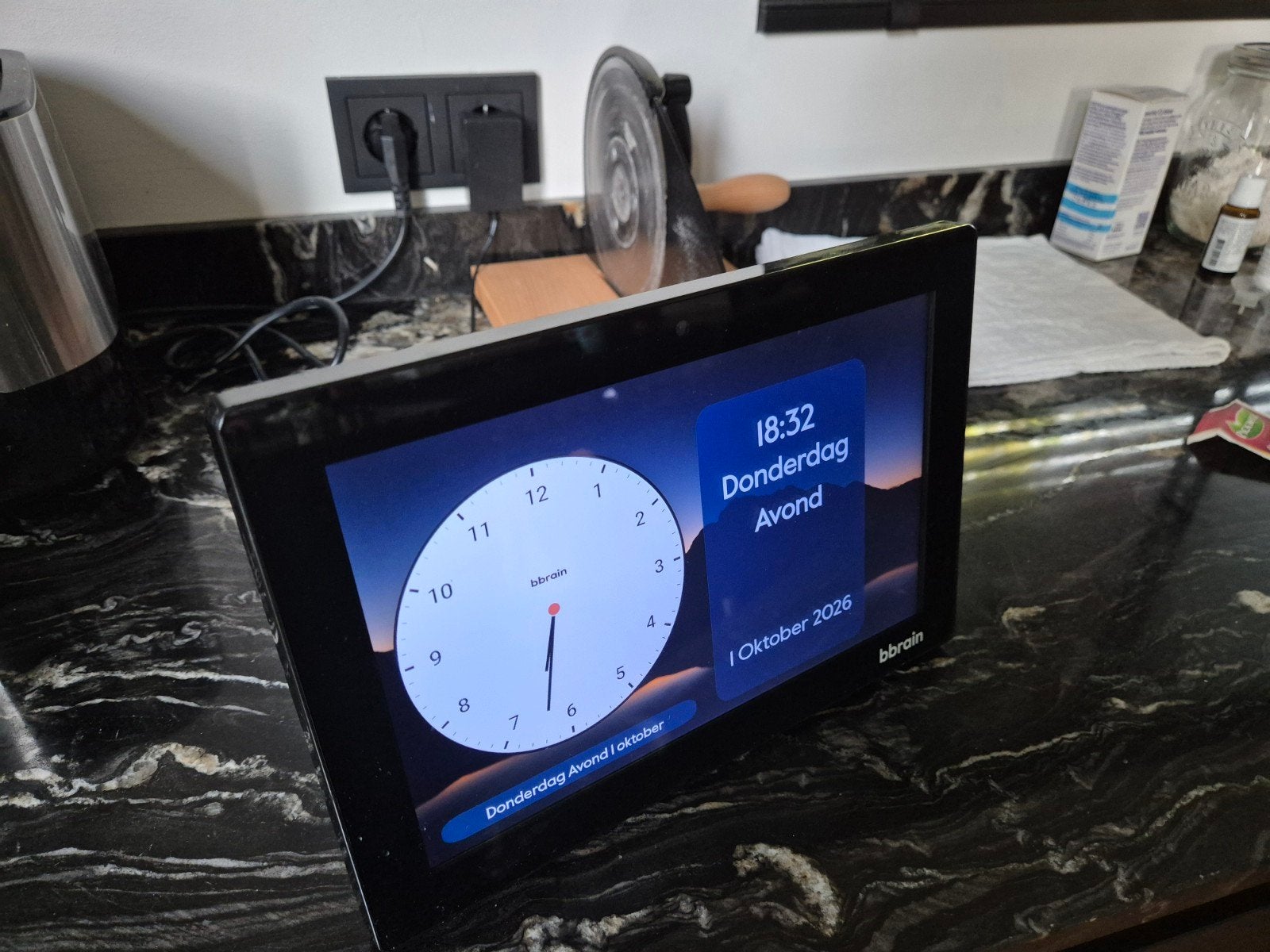 BBrain dagklok dementie analoog en digitaal, Ophalen of Verzenden, Zo goed als nieuw