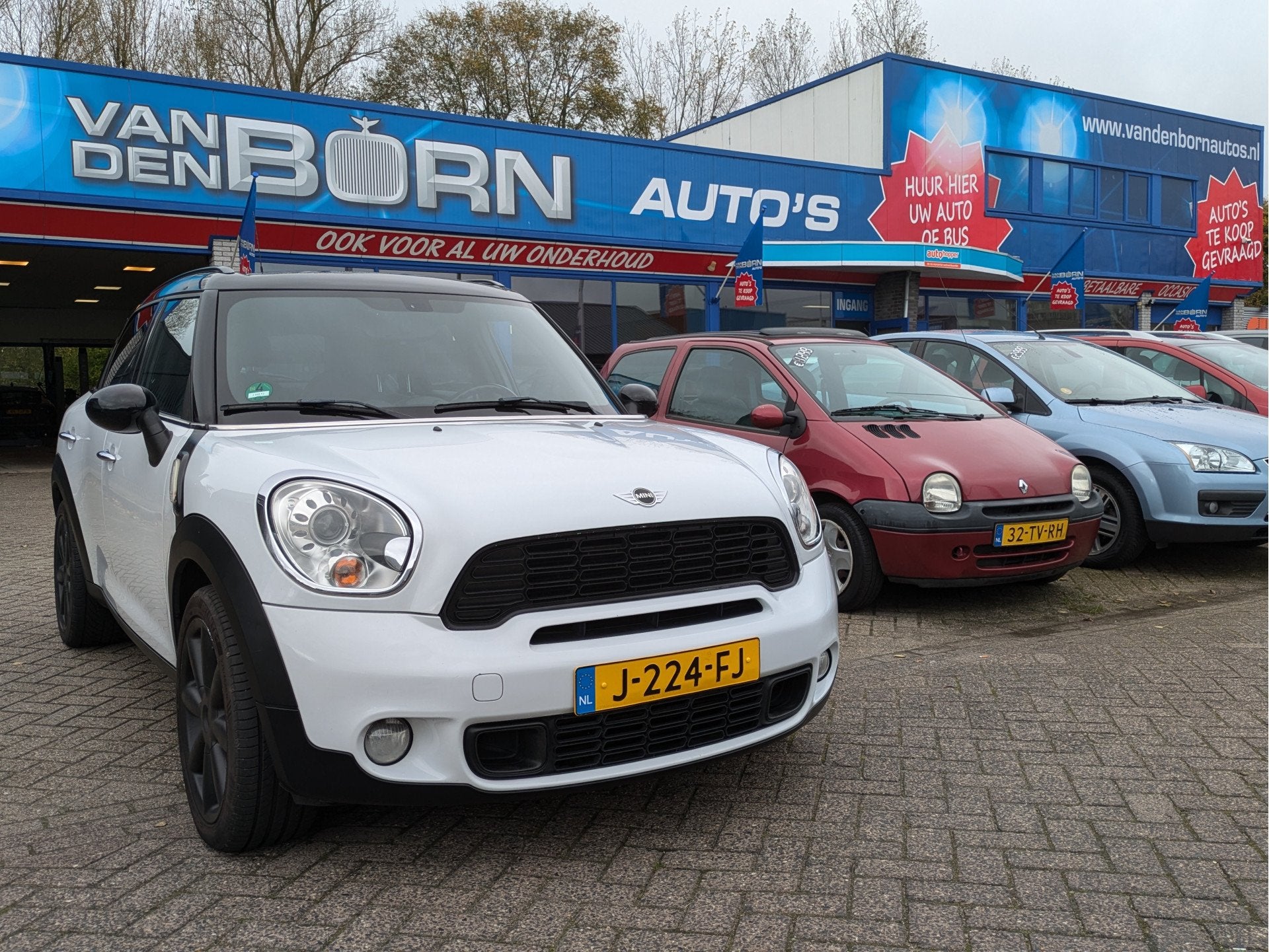 MINI Countryman 1.6 Cooper S Chili Pano dak Leer Navi 3 mnd, Voorwielaandrijving, Euro 5, Gebruikt, Wit