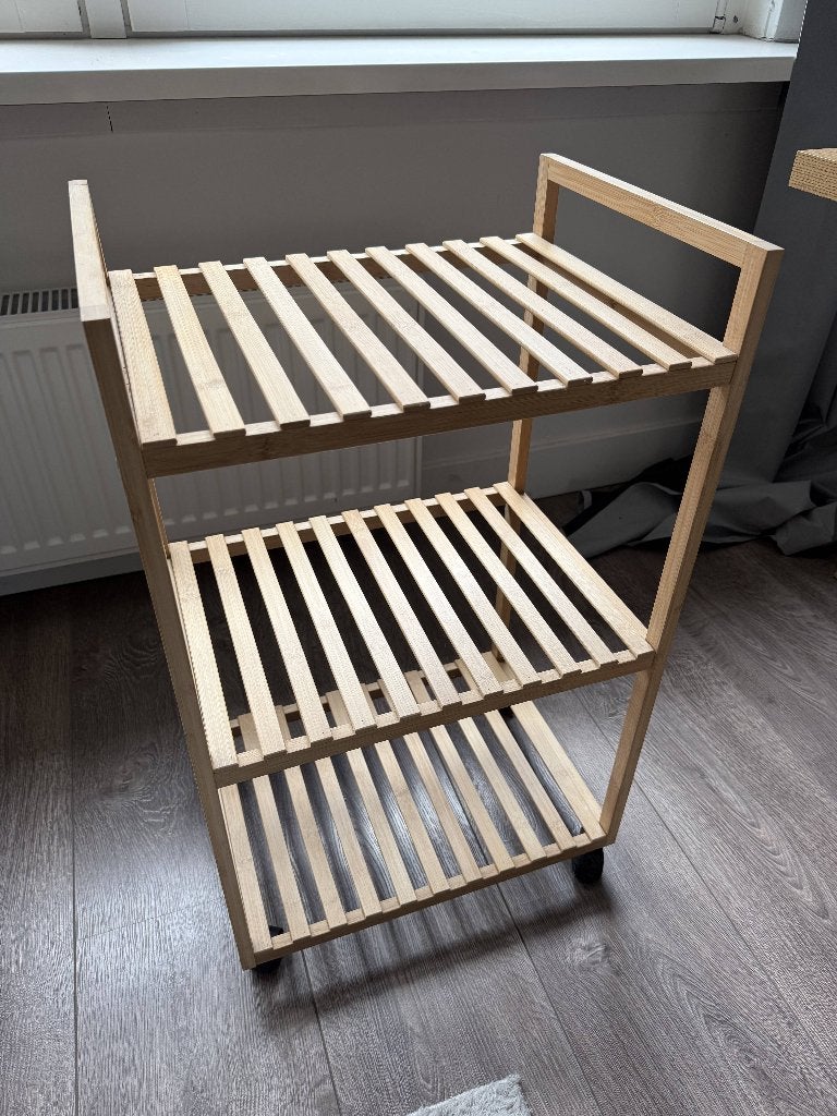 Bamboo trolley storage, Ophalen, Zo goed als nieuw