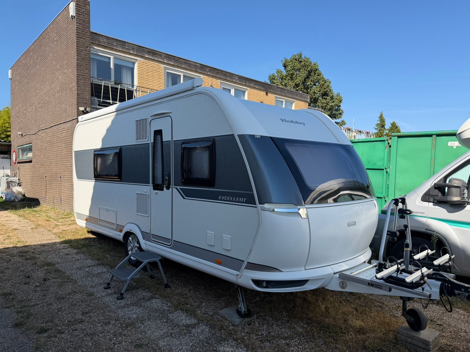 Hobby 495WFB met alle opties!, Caravans en Kamperen, Hobby, Treinzit, Schokbreker, Particulier
