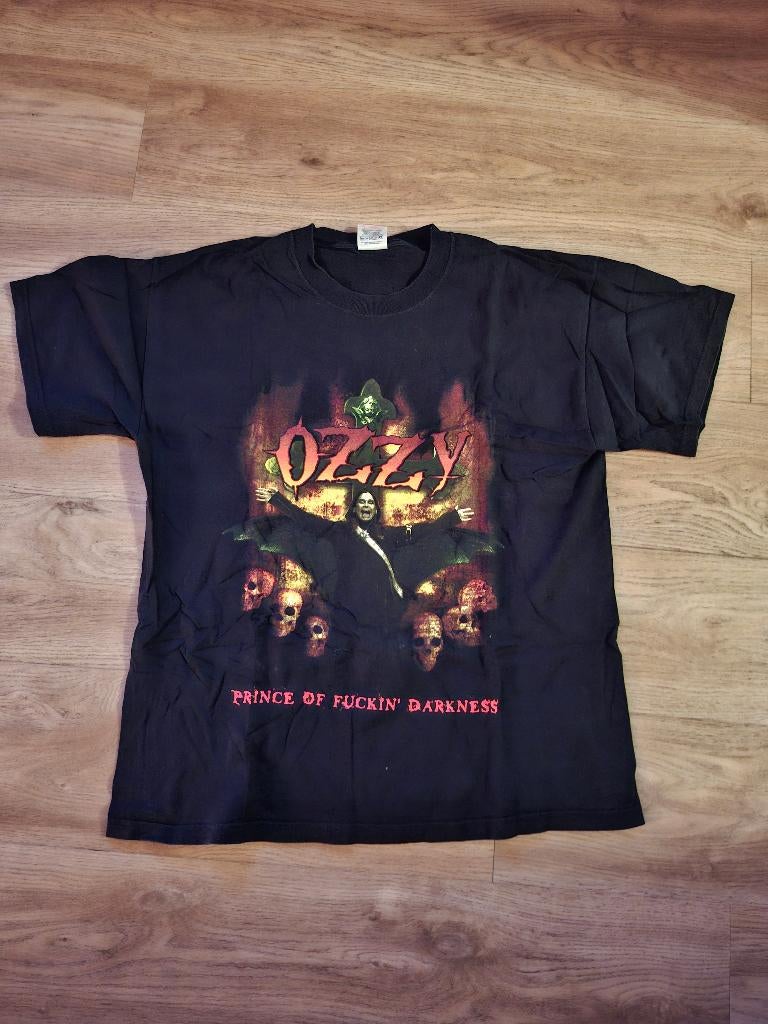 Ozzy osbourne prince of darkness Ozzfest tour shirt 2002, Verzamelen, Ophalen of Verzenden, Foto of Kaart