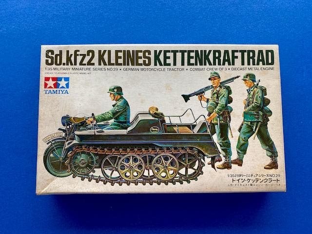 Tamiya	35029	German Kettenkraftrad	1/35	VINTAGE, Tank, Verzenden, 1:32 tot 1:50, Nieuw