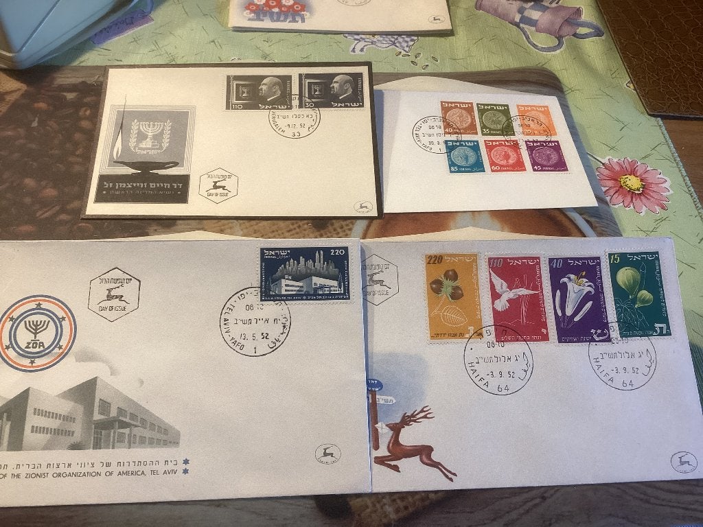 No4815 Israël 1952 Heb ook Nederland jaargangen fdc 1963 tm, Ophalen, Buitenland