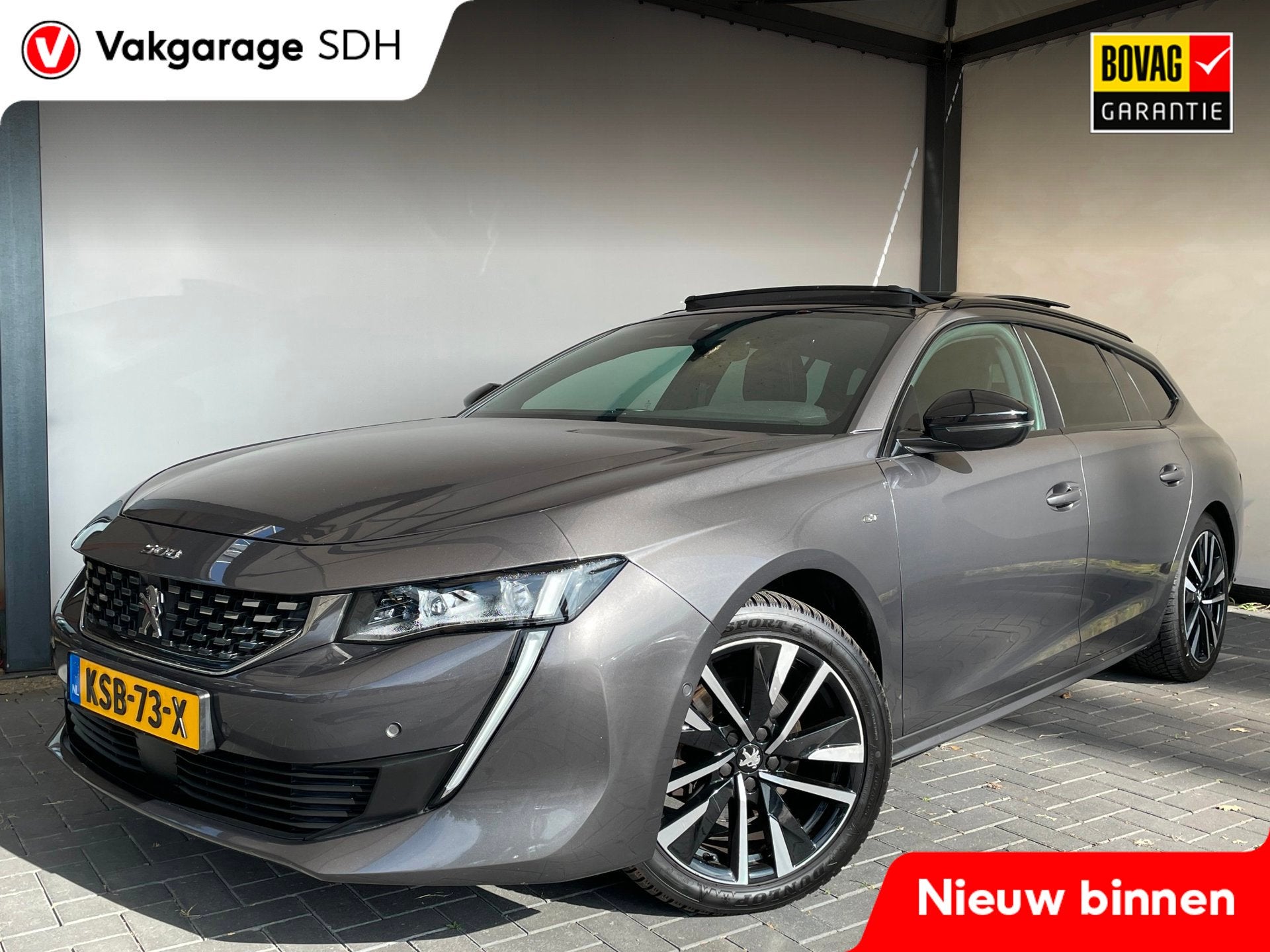 Peugeot 508 SW 1.2 PureTech GT-Line|Panoramadak|Focal audio|, 745 kg, Gebruikt, 1199 cc, Leder