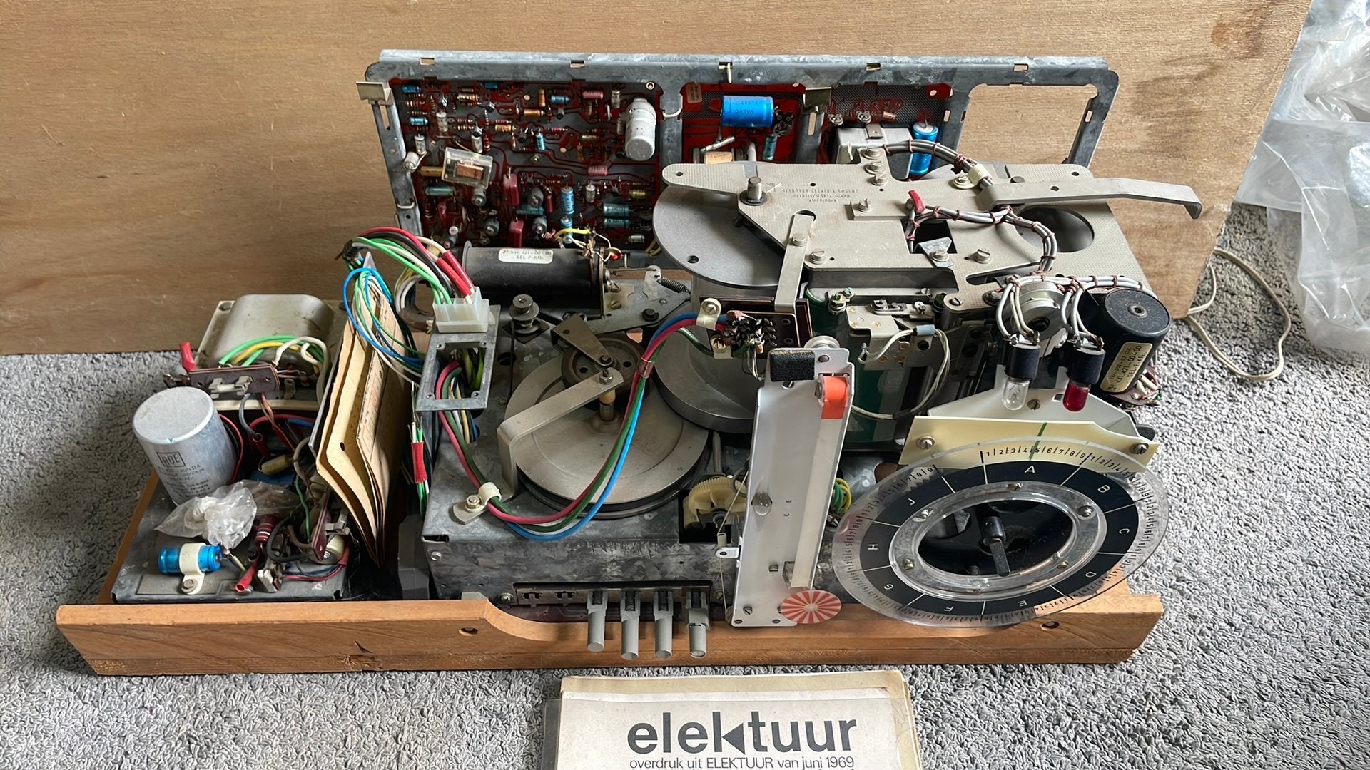 Vintage bandrecorder 80 sporen, Audio, Tv en Foto, Bandrecorders, Ophalen, Bandrecorder