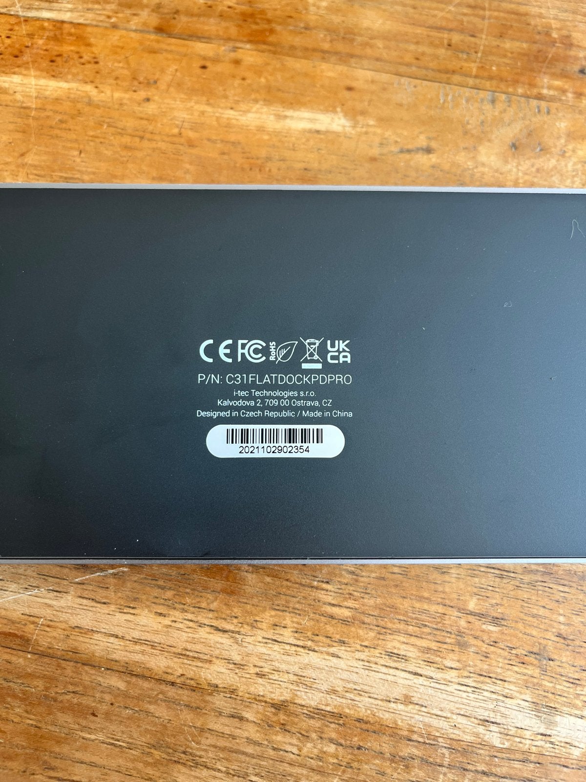 i-tec USB-C Flat Docking Station - C31FLATDOCKPDPRO, Computers en Software, Dockingstations, Zo goed als nieuw, Docking station