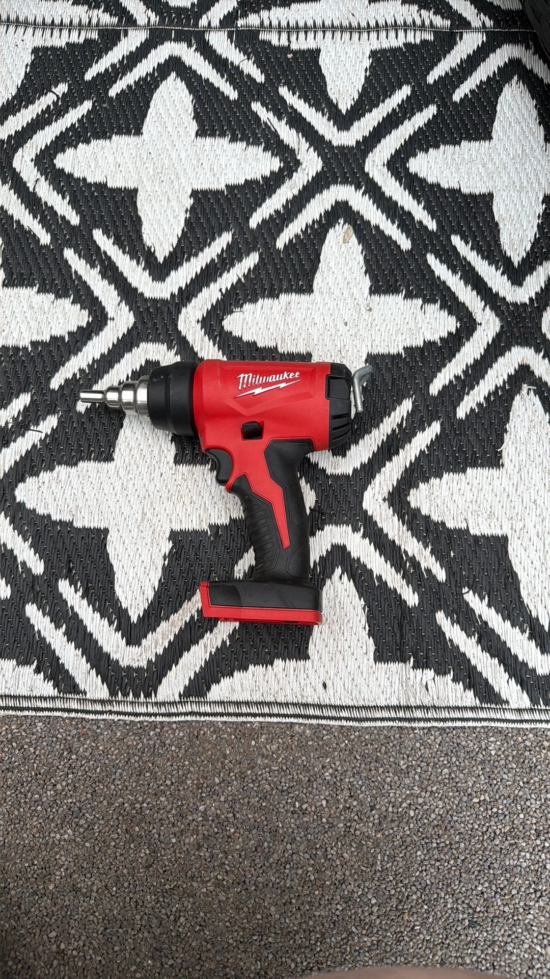 Milwaukee M18 BHG-0 Accu heteluchtpistool 18V Basic Body, Ophalen of Verzenden, Zo goed als nieuw, Overige typen