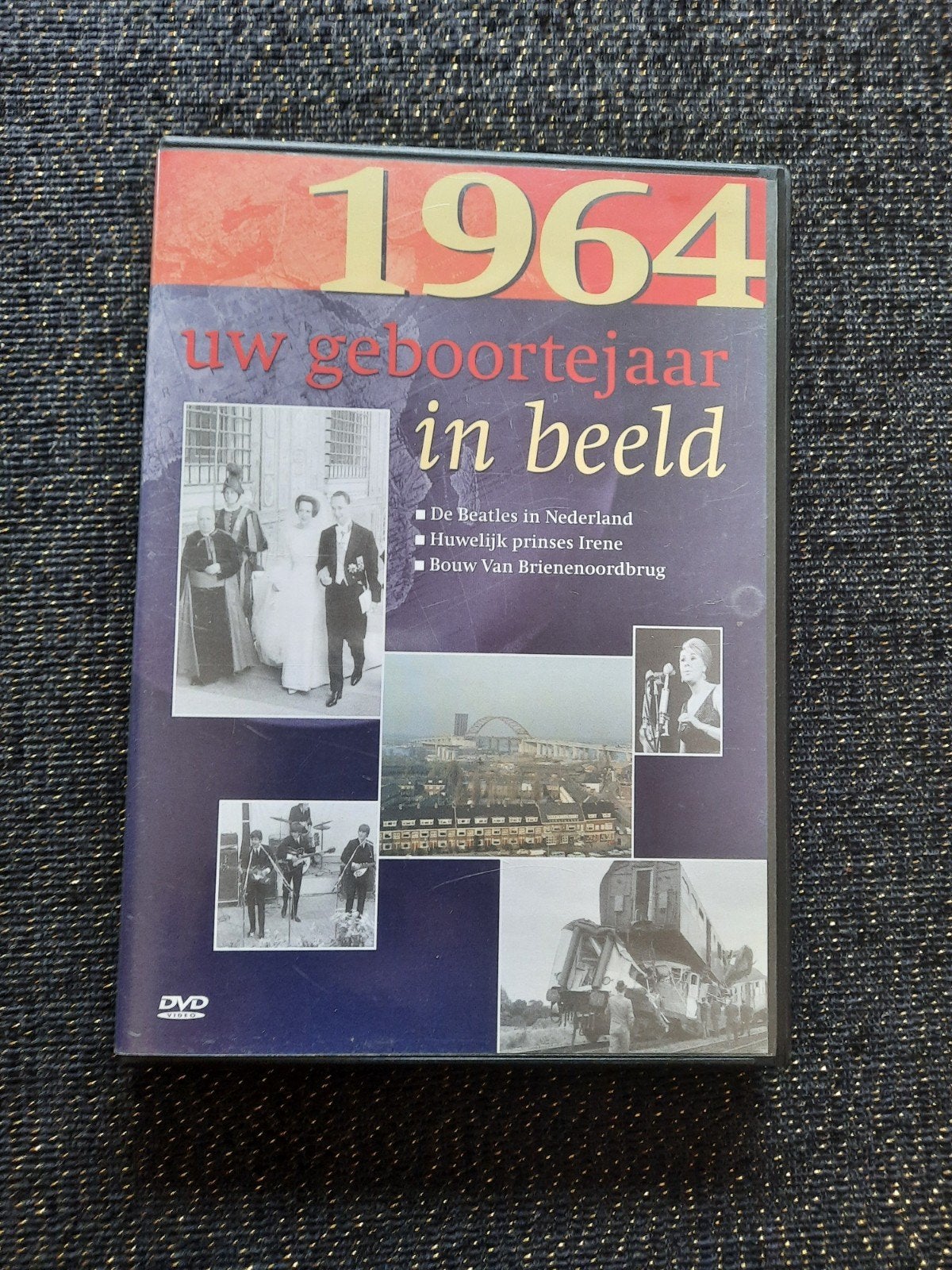 DVD: 1964 Uw geboortejaar in beeld - Nieuwstaat, Alle leeftijden, Ophalen of Verzenden, Zo goed als nieuw, Politiek of Geschiedenis