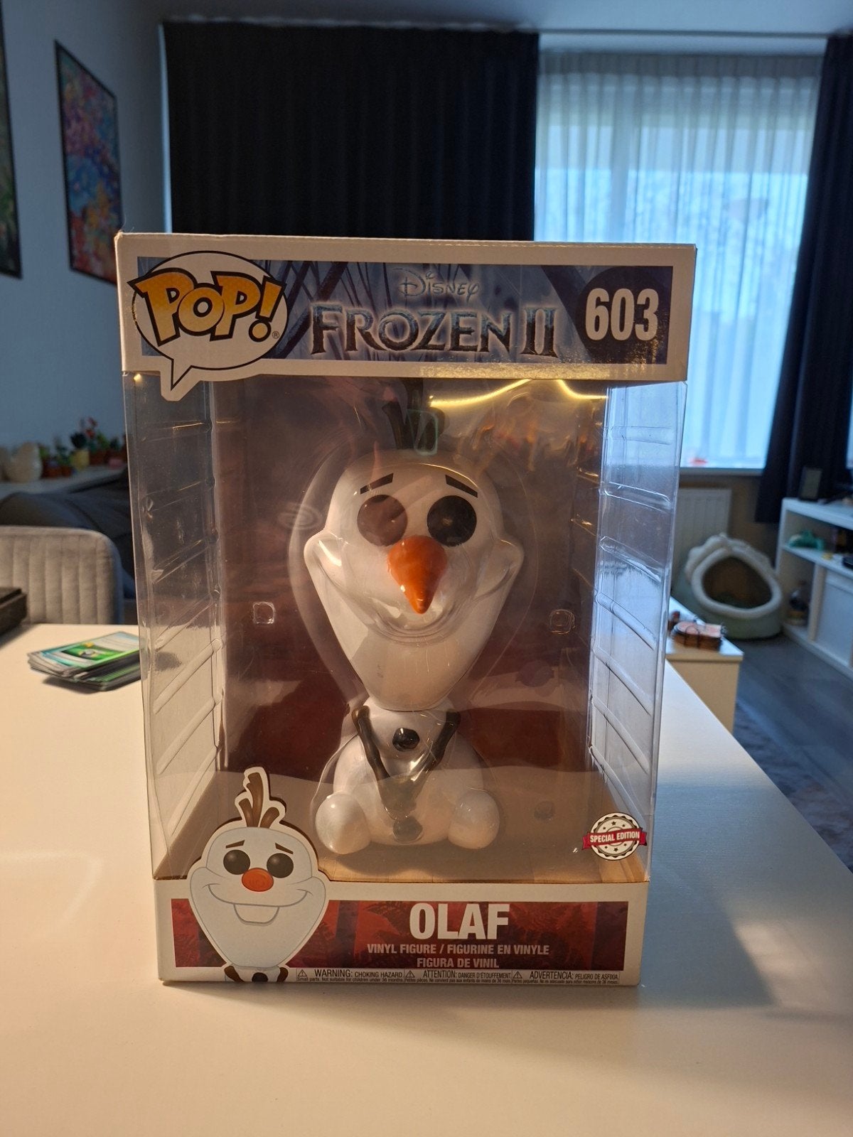 Funko Pop Olaf #603 Special Edition XL, Ophalen of Verzenden, Nieuw
