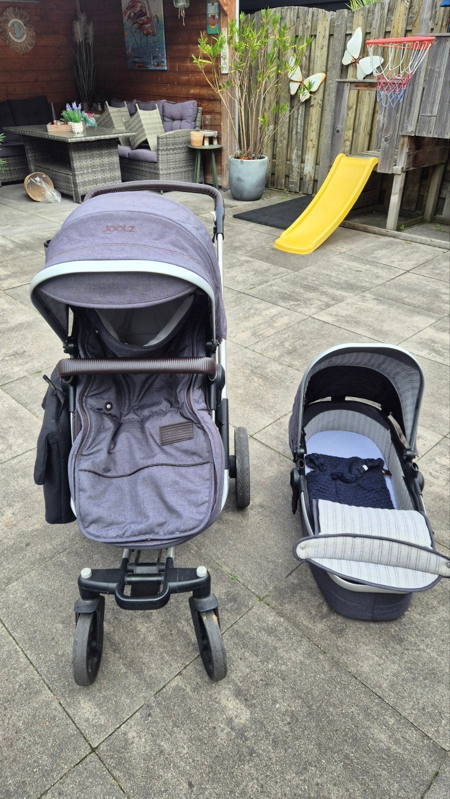 Joolz Geo Kinderwagen Duo/Twin met zeer veel accessoires, Zo goed als nieuw, Duowagen, Combiwagen, Ophalen