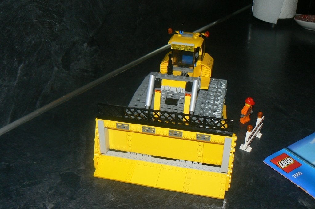 Te koop: Lego City Bulldozer 7685 met boekje, Kinderen en Baby's, Speelgoed | Duplo en Lego, Lego, Compleet, Ophalen of Verzenden