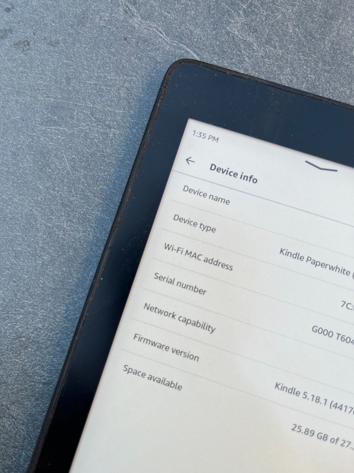 Amazon Kindle Paperwhite (10e generatie) - 32GB, Wi-Fi, Ophalen, Gebruikt, 6 inch of minder