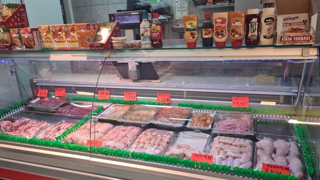 Professionele toonbank vitrine voor vlees en meer, Zakelijke goederen, Kantoor en Winkelinrichting | Winkel en Inventaris, Ophalen