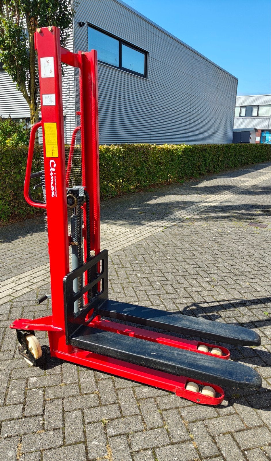 Climax stapelaar 1000kg, Ophalen, Gebruikt