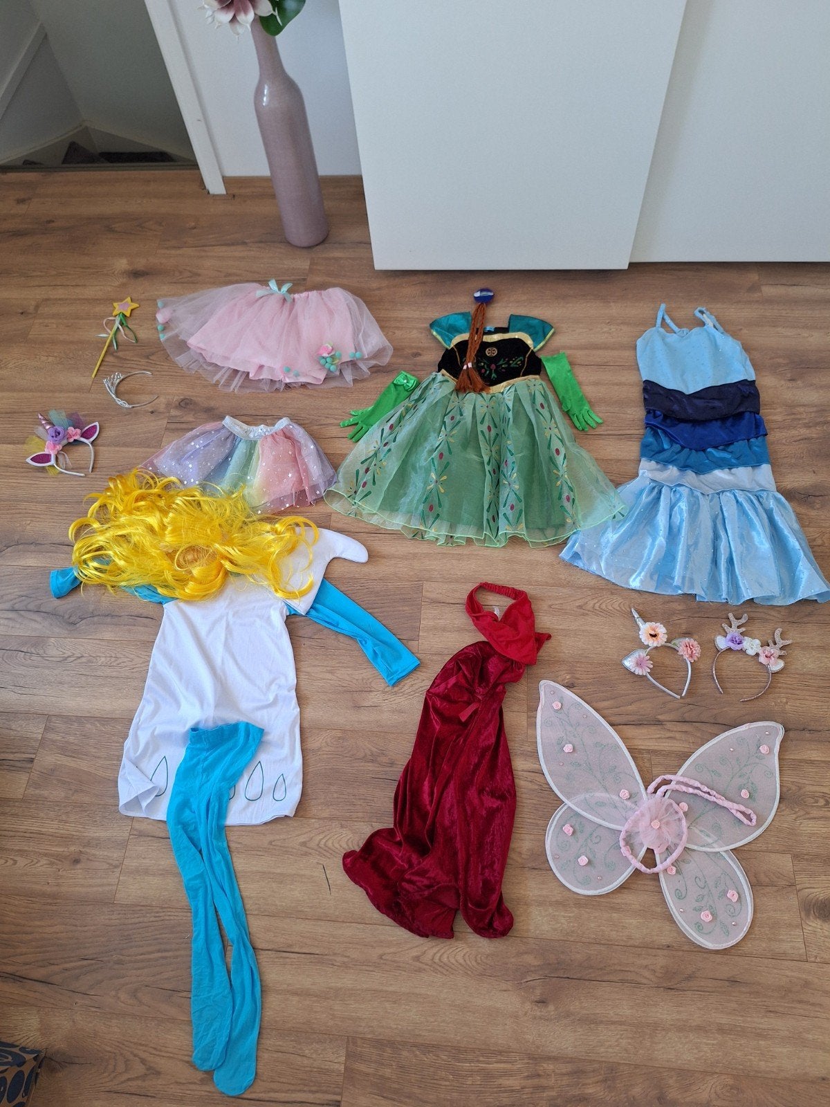 Verkleedkleding set: prinses, zeemeermin, elfje, roodkapje, Kinderen en Baby's, Carnavalskleding en Verkleedspullen, Ophalen of Verzenden