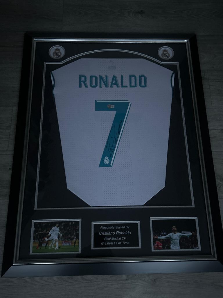 Cristiano Ronaldo gesigneerd shirt BECKETT, Verzamelen, Sportartikelen en Voetbal, Ophalen of Verzenden, Nieuw, Buitenlandse clubs