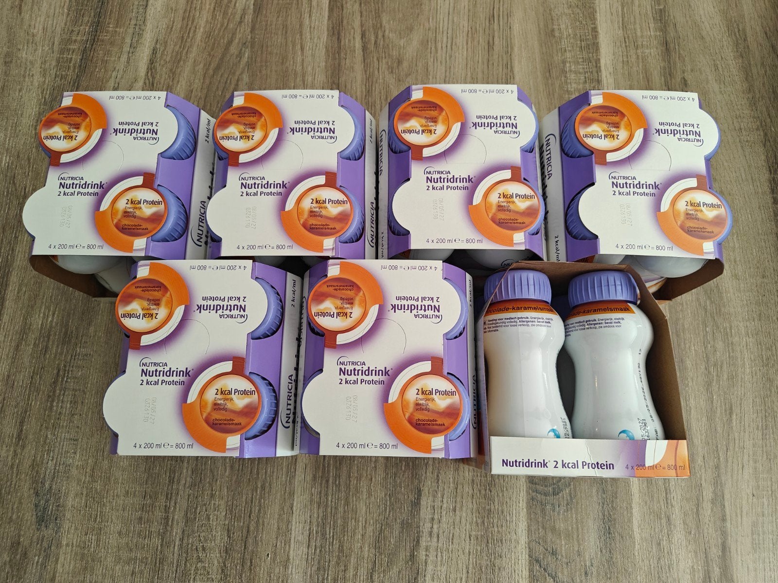 Nutricia Nutridrink Drinkvoeding Chocolade/Karamel 28x200ML, Ophalen of Verzenden