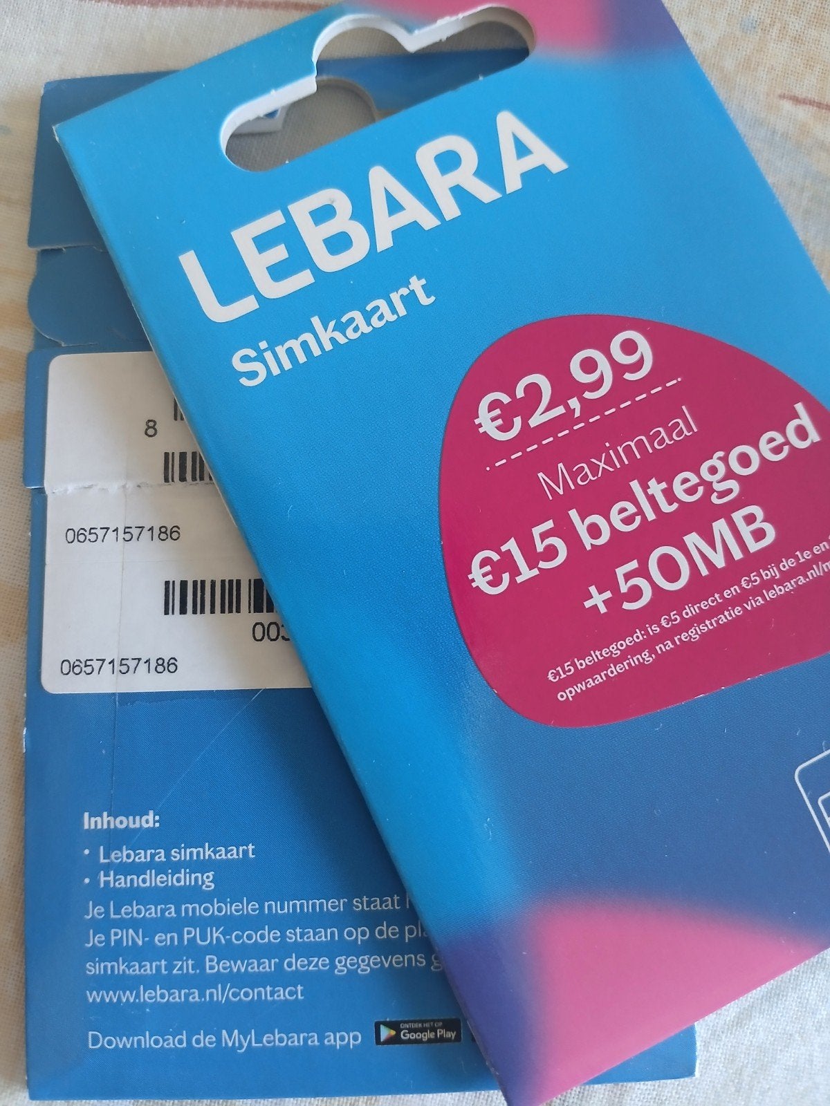 MOOI NUMMER 06-571-571-86, Ophalen of Verzenden, Nieuw, KPN, Simkaart