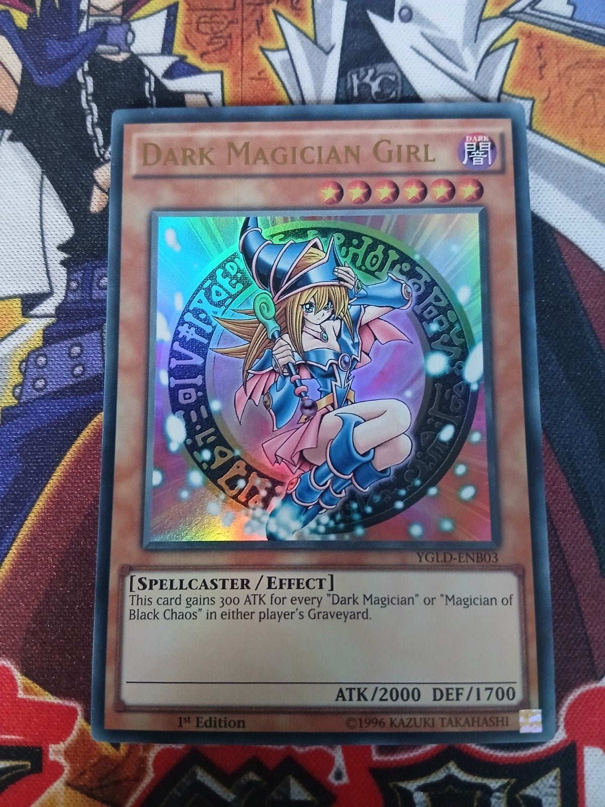 Dark Magician Girl - Ultra Rare YGLD - Yu-Gi-Oh, Hobby en Vrije tijd, Verzamelkaartspellen | Yu-gi-Oh!, Ophalen of Verzenden, Zo goed als nieuw