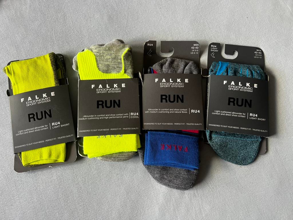 4 paar falke RU4 hardloopsokken 42/43 ongebruikt, Overige merken, Ophalen of Verzenden, Zo goed als nieuw, Kleding