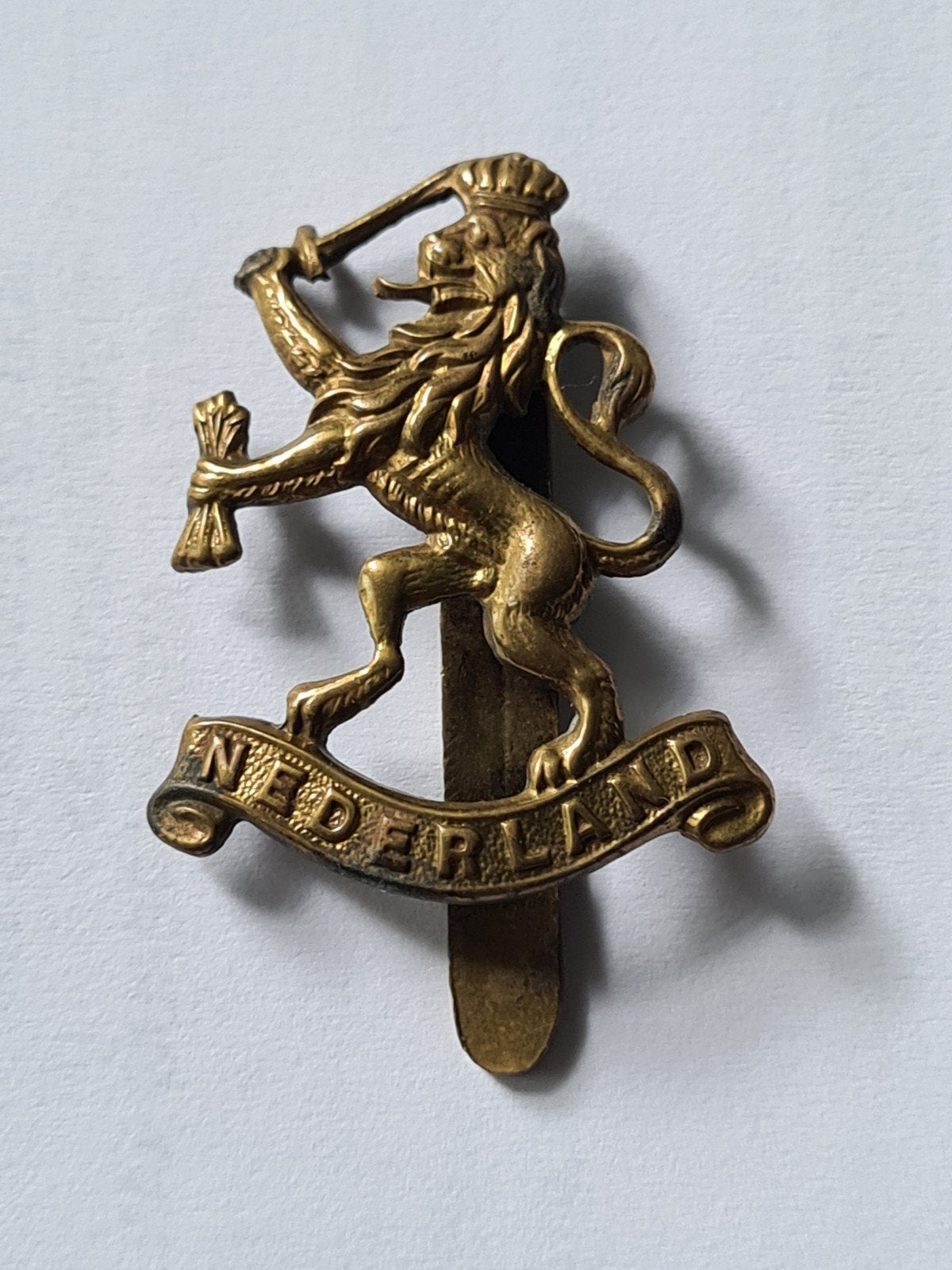 Baret embleem Nederlandse Leeuw Londen, Ophalen of Verzenden