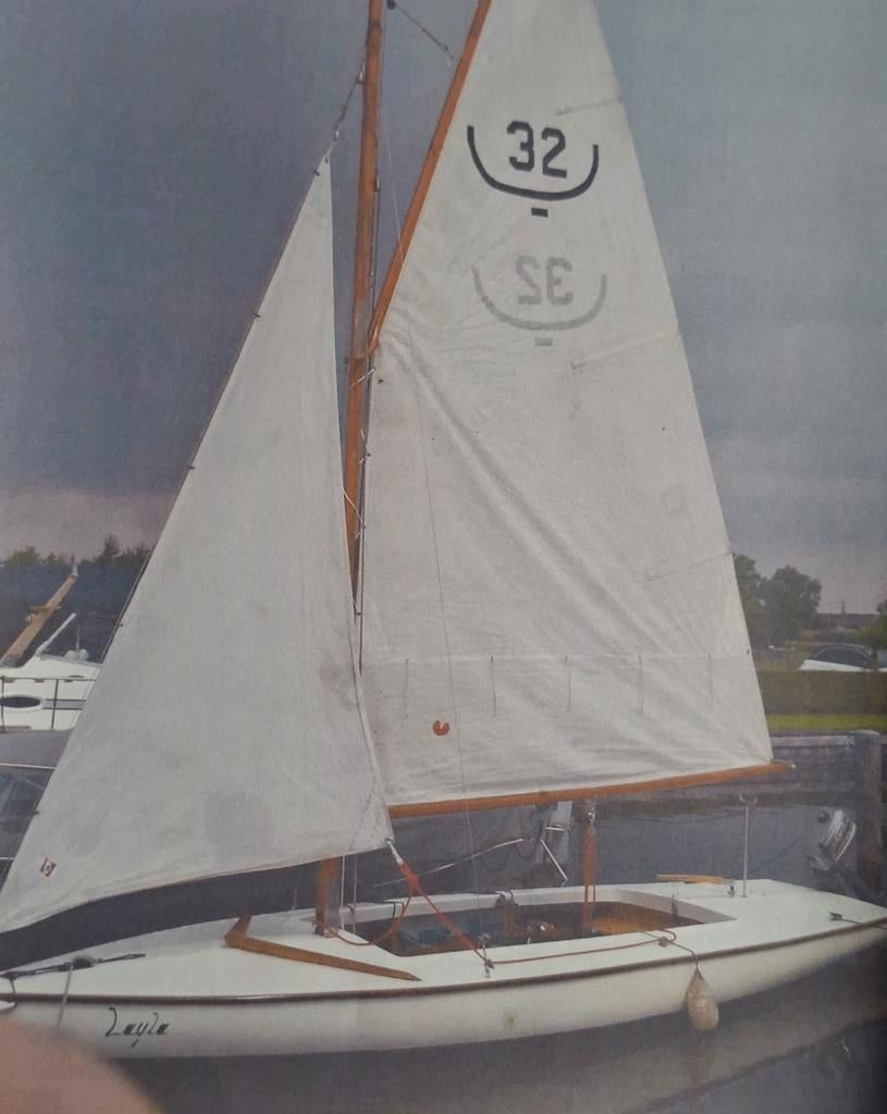 BM open zeilboot 16M2 6 meter, Watersport en Boten, Open zeilboten, Gebruikt, Valk, 3 tot 6 meter, Polyester, Geen motor, Benzine