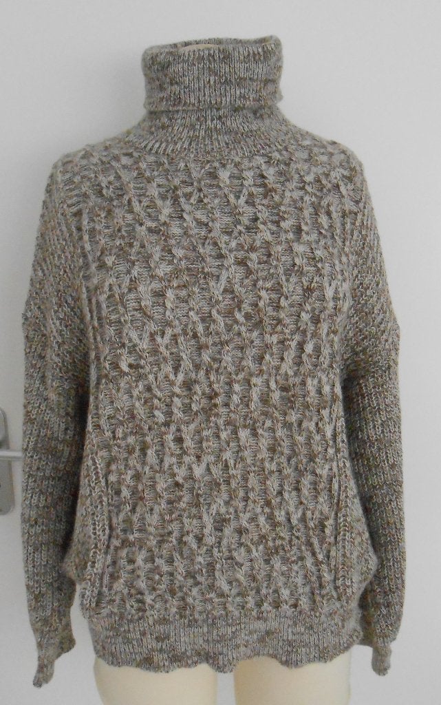 Shein trui donkerbruin gemêleerd mt 40/42, Maat 38/40 (M), Bruin, Ophalen of Verzenden, Zo goed als nieuw