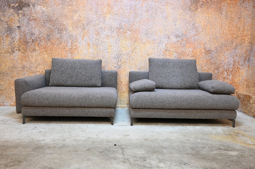 Als NIEUW!! stoffen Rolf Benz Nuvola design elementenbank, 250 tot 300 cm, 75 tot 100 cm, Zo goed als nieuw, Rechte bank