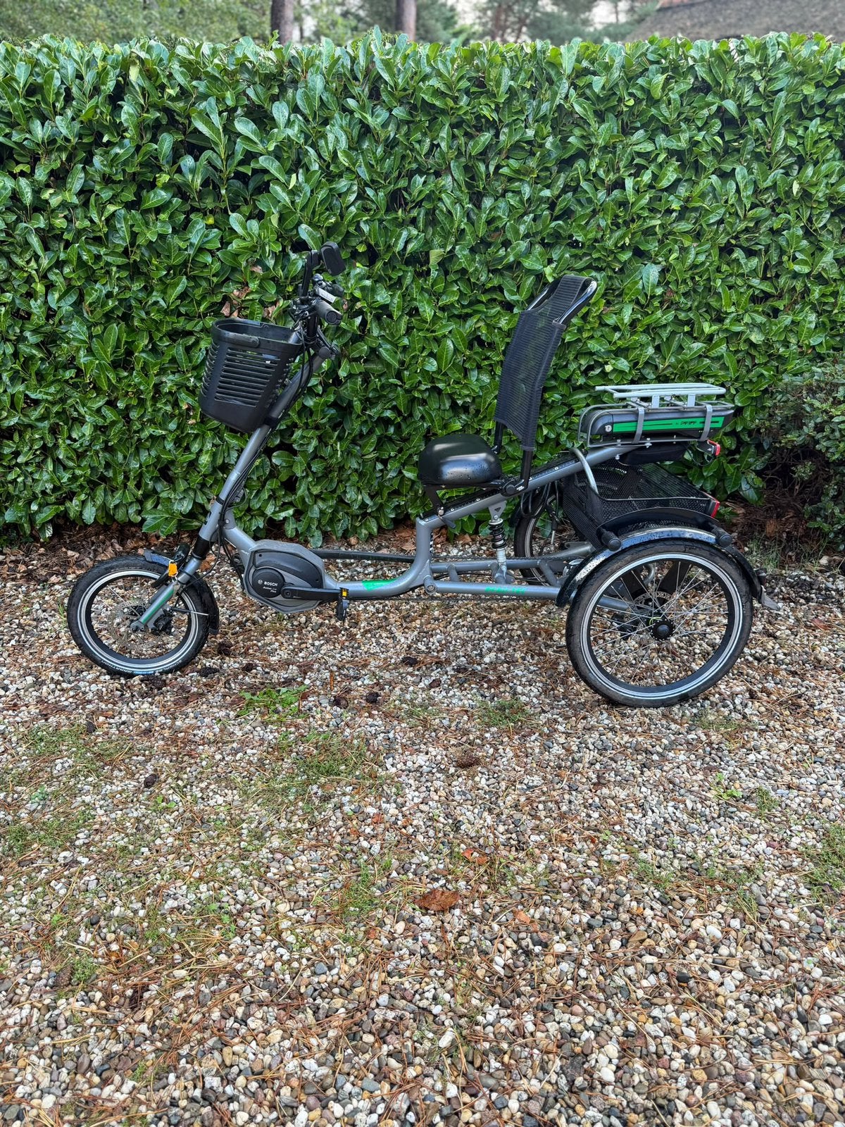 Elektrische Pfautec Scooboo Smart driewieler Bosch middenmot, Ophalen of Verzenden, Gebruikt, Schijfrem