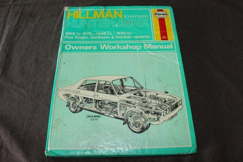 Hillman Hunter Chrysler & variants 1966-1979 workshop manual, Auto diversen, Ophalen of Verzenden